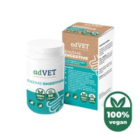 ADVET Enzime Digestive, supliment sistem digestiv câini, capsule ADVET Enzime Digestive, XS-XL, supliment sistem digestiv câini și pisici, flacon, 90 capsule - 2