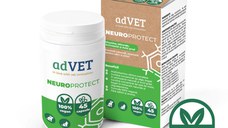 ADVET NeuroProtect, supliment sistem nervos & calmante câini, capsule ADVET NeuroProtect, XS-XL, supliment sistem nervos & calmante câini și pisici, flacon, 45 capsule