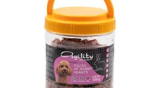 AGILITY Bucăți  Inimioară, XS-XL, Iepure și Rață, găletușa recompense câini, 500g