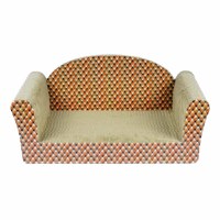 AGILITY Canapea, scratcher pisici, carton, multicolor, 49.53x26.67x17.78cm - 1