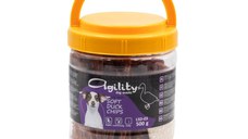 AGILITY Chipsuri, XS-XL, Rață, găletușa recompense câini, 500g