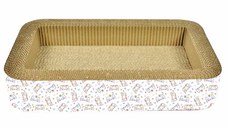 AGILITY Pat, scratcher pisici, carton, multicolor, 50.8x30.48x8.89cm
