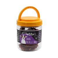 AGILITY Piele de Rață, XS-XL, găletușa recompense câini, 450g - 1