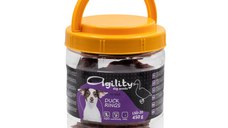 AGILITY Piele de Rață, XS-XL, găletușa recompense câini, 450g