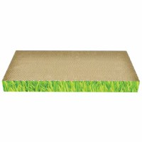 AGILITY Placa 1, scratcher pisici, carton, verde, 48.26x22.86x5.08cm - 1