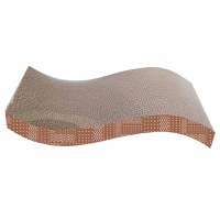 AGILITY Wave, scratcher pisici, carton, maro, 38.1x20.95x6.99cm - 1