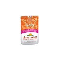 ALMO NATURE Daily Cat, Ton și Somon, plic hrană umedă pisici, (în sos), 70g - 1