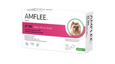 AMFLEE Dog, spot-on, soluție antiparazitară, câini, 3 pipete AMFLEE Dog, spot-on, soluție antiparazitară, câini 2-10 kg, 3 pipete