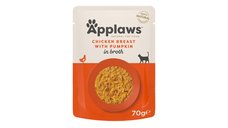 APPLAWS Hrana Umeda pentru Pisici cu Pui si Dovleac in Supa, 70g