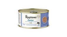 APPLAWS Senior Ton si Sardine pentru Pisici, Hrană Umedă în Aspic, 70g