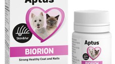 APTUS Biorion Vet, supliment piele & blană câini, comprimate APTUS Biorion Vet, XS-XL, supliment piele & blană câini și pisici, cutie, 60 comprimate