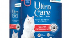 BENTY SANDY Ultra Care Coarse for Long Hair, Fresh, așternut igienic pisici, granule, bentonită, aglomerant, neutralizare mirosuri, 8l
