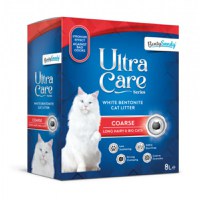 BENTY SANDY Ultra Care Coarse for Long Hair, Fresh, așternut igienic pisici, granule, bentonită, aglomerant, neutralizare mirosuri, 8l - 1