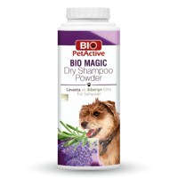 BIO PETACTIVE Bio Magic, șampon pudră câini, fără clătire, Lavanda, flacon, 150g - 1