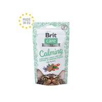 BRIT Care Calming, Pui și Goji, punguță recompense funcționale pisici, sistem nervos & calmante, 50g - 2