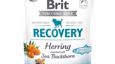 BRIT Care Functional Snack Recovery, Hering cu Cătină albă, recompense funționale fără cereale câini, convalescență,  150g
