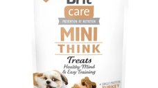 BRIT Care Mini Think XS-S Curcan Fara Cereale pentru Caini 50g - Recompense Calmante pentru Sistem Nervos