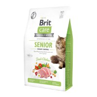 BRIT Care Senior Weight Control, Pui, hrană uscată fără cerele pisici senior, managementul greutății, 2kg - 1