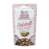 BRIT Care Snack Hairball, Rață, recompense funcționale fără cereale pisici, limitarea ghemurilor de blană, 50g - 1