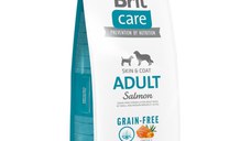 BRIT Care, XS-M, Somon, hrană uscată fără cereale câini, piele & blană BRIT Care Grain-Free Adult, XS-M, Somon, hrană uscată fără cereale câini, piele & blană, 12kg