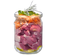 BRIT Fresh, Rață cu Mei, conservă hrană umedă fără cereale câini, (în aspic), 400g - 3