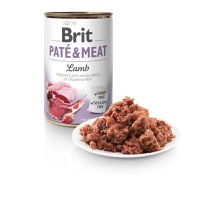 BRIT Pate & Meat, Miel, conservă hrană umedă fără cereale câini, (pate cu bucăți de carne), 800g - 3
