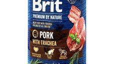 BRIT Premium By Nature Conserva Umida pentru Caini cu Porc si Trahee, Fara Cereale, 800g