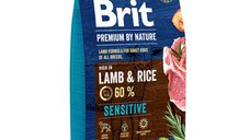 BRIT Premium By Nature Sensitive, Miel, hrană uscată câini, sensibilitați digestive, 8kg