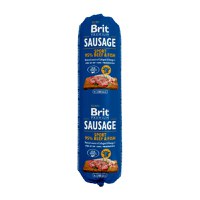 BRIT Premium Sport, Vită și Pește, salam hrană umedă conținut redus cereale câini, activitate intensă, 800g - 1