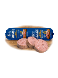 BRIT Premium Sport, Vită și Pește, salam hrană umedă conținut redus cereale câini, activitate intensă, 800g - 3