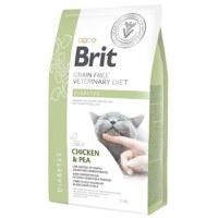 BRIT VD Diabetes, Pui, dietă veterinară, hrană uscată fără cereale pisici, diabet, 2kg - 2