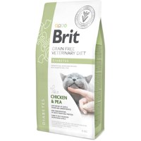 BRIT VD Diabetes, Pui, dietă veterinară, hrană uscată fără cereale pisici, diabet, 5kg - 1