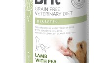 BRIT VD Diabetes, XS-XL, Miel, dietă veterinară, conservă hrană umedă fără cereale câini, diabet, (în aspic), 400g