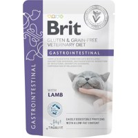 BRIT VD Gastrointestinal, Miel, dietă veterinară, plic hrană umedă fără cereale pisici, sistem digestiv, (în sos), 85g - 1