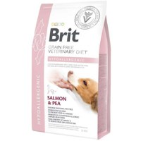 BRIT VD Hypoallergenic, XS-XL, Somon, dietă veterinară, hrană uscată fără cereale câini, alergii, 2kg - 1