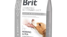 BRIT VD Joint & Mobility, XS-XL, Hering, dietă veterinară, hrană uscată fără cereale câini, sistem articular, 2kg