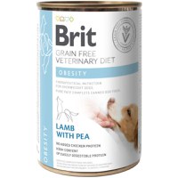 BRIT VD Obesity, XS-XL, Miel, dietă veterinară, conservă hrană umedă fără cereale câini, obezitate, (în aspic), 400g - 2
