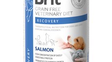 BRIT VD Recovery, Somon, dietă veterinară, conservă hrană umedă fără cereale câini, convalescență, (în sos), 400g