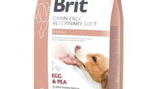 BRIT VD Renal, XS-XL, Ou, dietă veterinară, hrană uscată fără cereale câini, sistem renal, 2kg