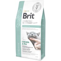 BRIT VD Struvite, Pui, dietă veterinară, hrană uscată fără cereale pisici, sistem urinar, 5kg - 2
