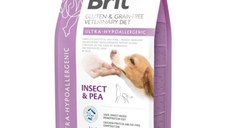 BRIT VD Ultra Hypoallergenic, XS-XL, Insecte, dietă veterinară, hrană uscată fără cereale câini, alergii, 2kg