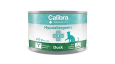 CALIBRA Dieta Veterinara Hypoalergenica cu Rață pentru Pisici, Conserva Monoproteica 200g