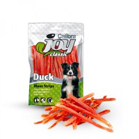 CALIBRA Joy Classic Strips, XS-XL, Rață, punguță recompense câini, 80g - 1