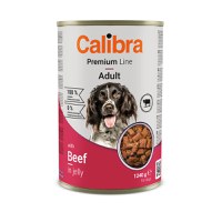 CALIBRA Premium Line, XS-XL, Vită, conservă hrană umedă câini, (în aspic), 1240g - 2