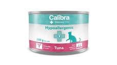 CALIBRA Veterinary Diets Hypoallergenic cu Ton pentru Pisici, Hrana Umeda Monoproteica Fara Cereale, Pate, 200 g