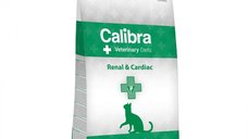 CALIBRA Veterinary Diets Renal & Cardiac - Hrană Uscată pentru Pisici cu Orez și Ou, 2kg