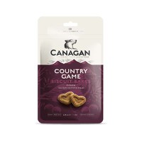 CANAGAN Country Game Biscuit Bakes, XS-XL, Rață și Vânat, punguță recompense fără cereale câini junior & adult, 150g - 1