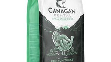 CANAGAN Dental Small Breed, XS-S, Curcan, hrană uscată fără cereale câini junior & adult, sensibilități dentare, 2kg