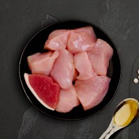 CANAGAN, Pui și Șuncă, conservă hrană umedă fără cereale pisici junior & adult, (în suc propriu), 75g - 3