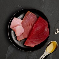 CANAGAN, Ton și Pui, conservă hrană umedă fără cereale pisici junior & adult, (în suc propriu), 75g - 3